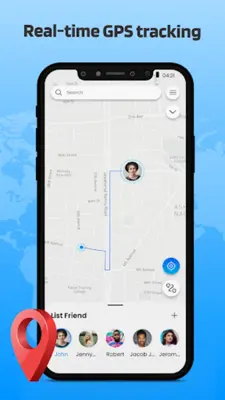 Phone Location Tracker via GPS android App screenshot 4