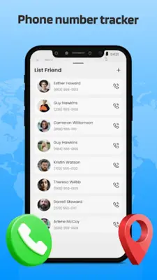 Phone Location Tracker via GPS android App screenshot 5